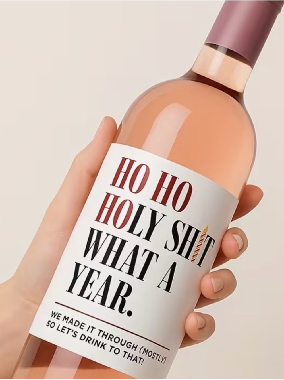 💕5/25💕Wine Bottle Labels Christmas Funny - Choose Your Favorite(s) - Picture 7 of 8